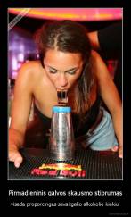 Pirmadieninis galvos skausmo stiprumas - visada proporcingas savaitgalio alkoholio kiekiui
