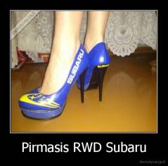 Pirmasis RWD Subaru - 