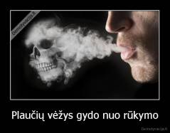 Plaučių vėžys gydo nuo rūkymo - 