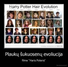 Plaukų šukuosenų evoliucija - filme "Haris Poteris"