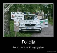 Policija - Darbo metu supirkinėja grybus