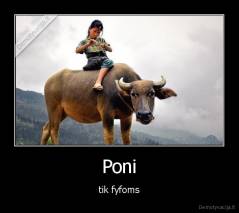 Poni - tik fyfoms