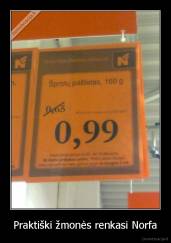 Praktiški žmonės renkasi Norfa - 