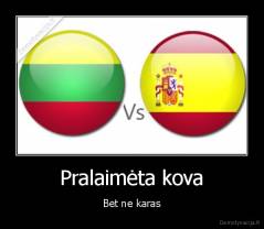 Pralaimėta kova - Bet ne karas