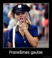 Pranešimas gautas - 