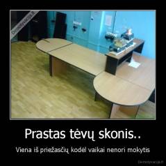 Prastas tėvų skonis.. - Viena iš priežasčių kodėl vaikai nenori mokytis