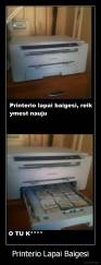 Printerio Lapai Baigesi - 