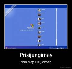 Prisijungimas - Normalioje kinų šeimoje