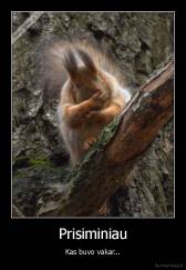 Prisiminiau - Kas buvo vakar...
