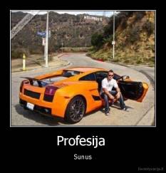 Profesija  - Sunus