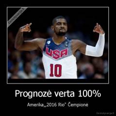 Prognozė verta 100% - Amerika,,2016 Rio" Čempionė