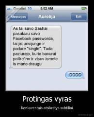 Protingas vyras - Konkurentais atsikratys subtiliai