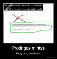 Protingos mintys - Retai, kada, pastebimos.