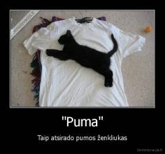 "Puma" - Taip atsirado pumos ženkliukas