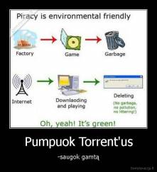 Pumpuok Torrent'us - -saugok gamtą
