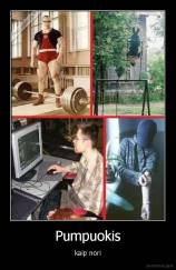Pumpuokis - kaip nori