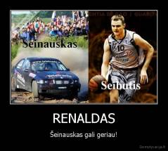 RENALDAS - Šeinauskas gali geriau!
