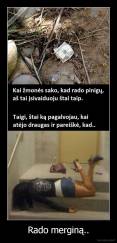 Rado merginą.. - 