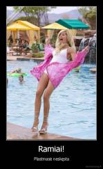 Ramiai! - Plastmasė neskęsta