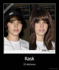 Rask - 10 skirtumu