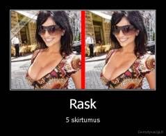 Rask - 5 skirtumus