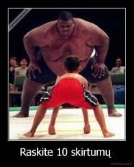 Raskite 10 skirtumų  - 