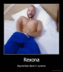 Rexona - Apyrankes davė ir vyrams