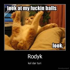 Rodyk - kol dar turi 