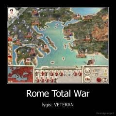 Rome Total War - lygis: VETERAN
