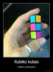 Rubiko kubas - mažiau protingiems