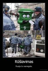 Rūšiavimas - Rusija to nemėgsta.