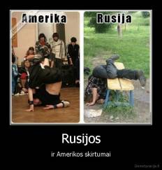 Rusijos - ir Amerikos skirtumai