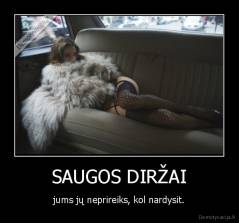 SAUGOS DIRŽAI - jums jų neprireiks, kol nardysit.