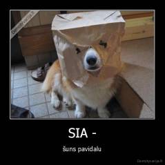 SIA - - šuns pavidalu