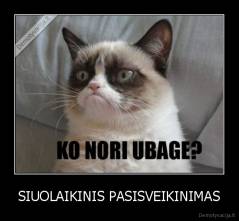 SIUOLAIKINIS PASISVEIKINIMAS - 