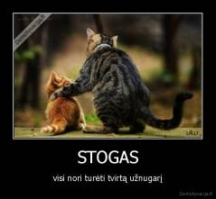 STOGAS - visi nori turėti tvirtą užnugarį