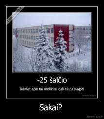 Sakai?  - 