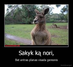 Sakyk ką nori, - Bet antras planas visada geresnis