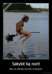 Sakykit ką norit - Bet, po velniais, tai puiki nuotrauka!