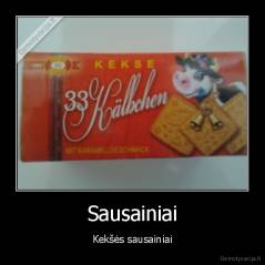 Sausainiai - Kekšės sausainiai