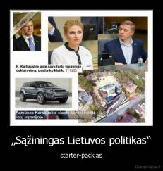 „Sąžiningas Lietuvos politikas“ - starter-pack'as