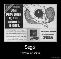 Sega- - Pažaiskime kartu!