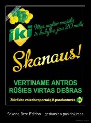 Sekond Best Edition - geriausias pasirinkimas - 