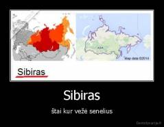 Sibiras - štai kur vežė senelius