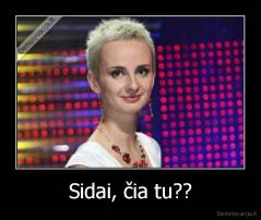 Sidai, čia tu?? - 