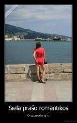 Siela prašo romantikos - O užpakalis vyro