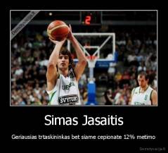 Simas Jasaitis - Geriausias trtaskininkas bet siame cepionate 12% metimo