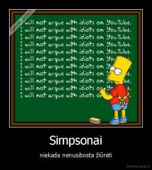 Simpsonai - niekada nenusibosta žiūrėti