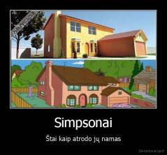 Simpsonai - Štai kaip atrodo jų namas
