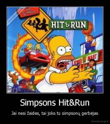 Simpsons Hit&Run - Jai nesi žaides, tai joks tu simpsonų gerbėjas
